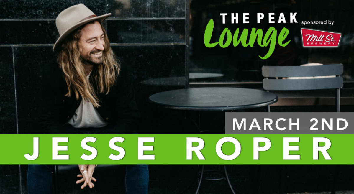 PEAK VIP's: Win invites to see Jesse Roper in THE PEAK Lounge