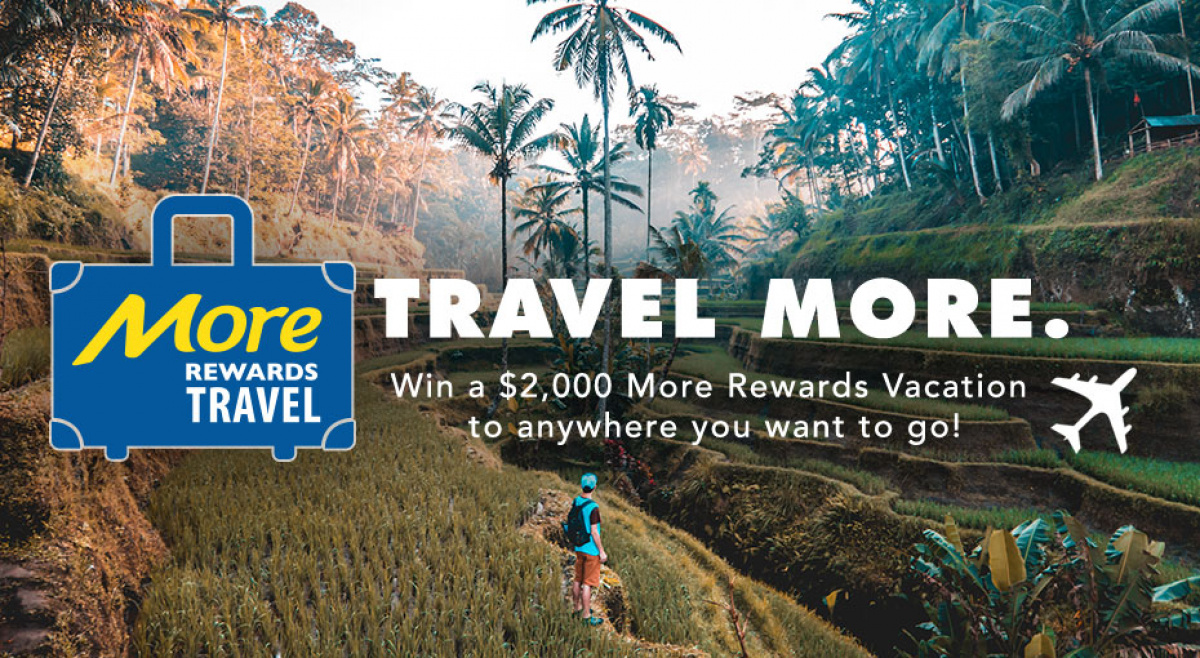 Win $2,000 to Spend on More Rewards Travel Services