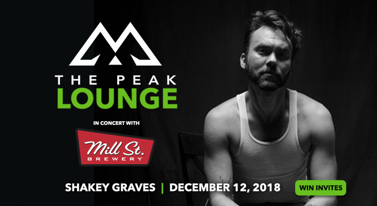 See Shakey Graves in THE PEAK Lounge
