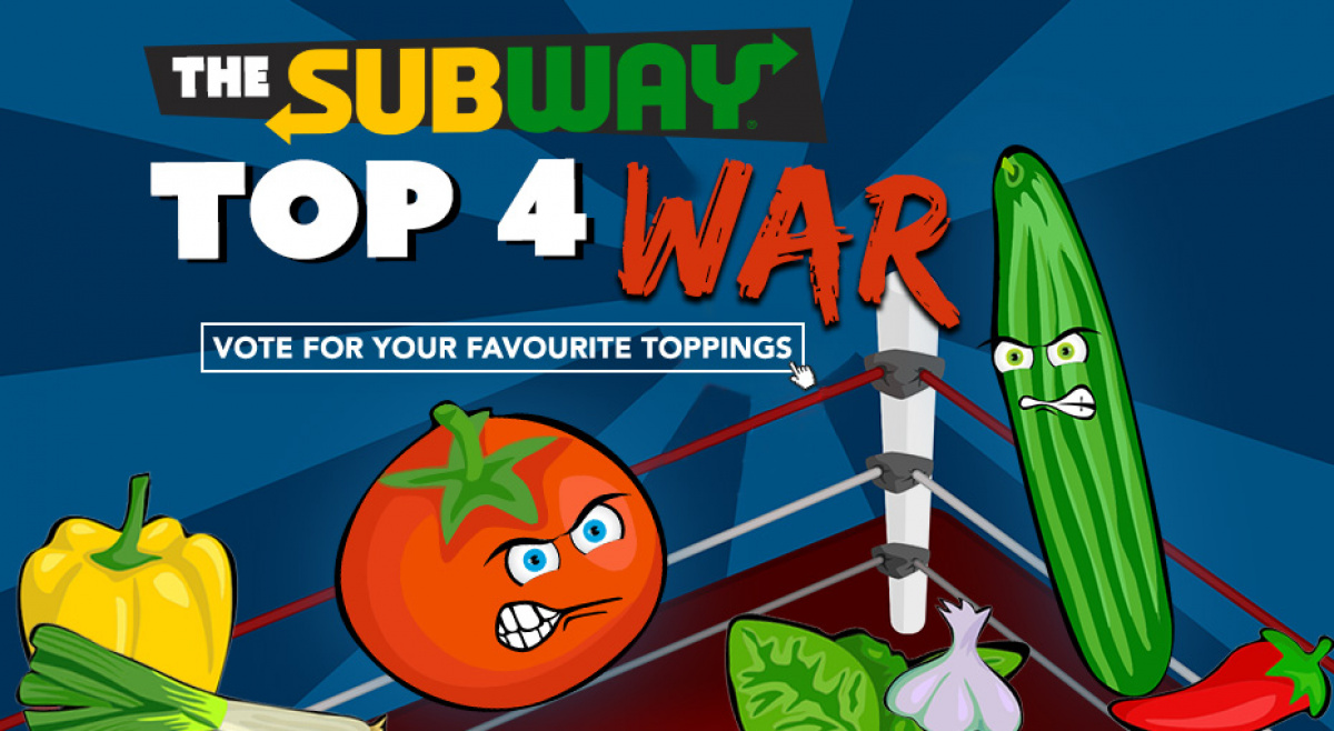 The Subway® Top 4 War