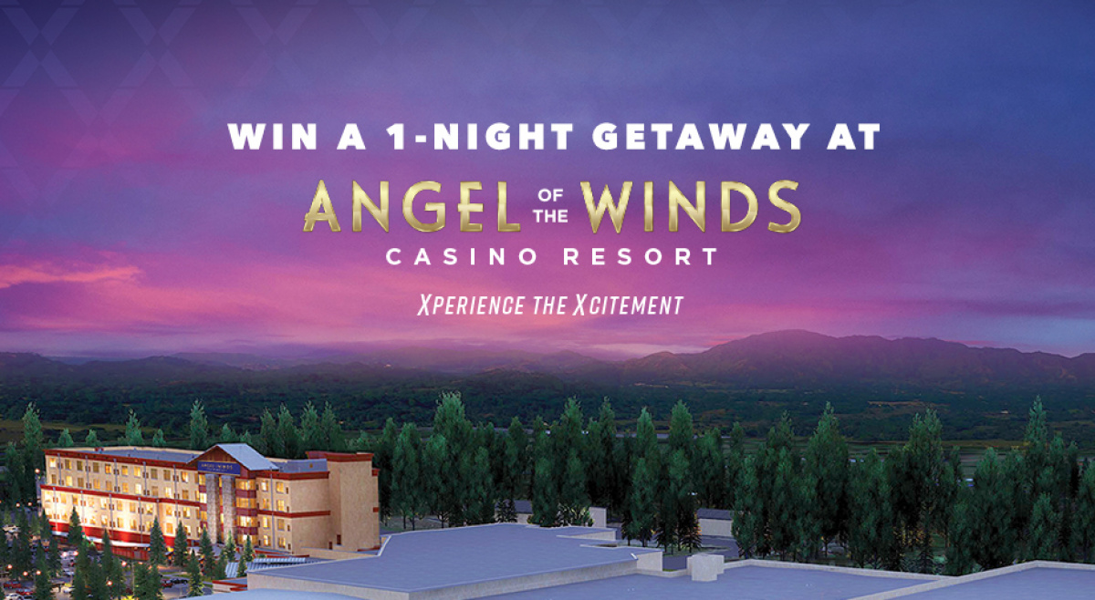 Win a 1-Night Getaway at Angel Of The Winds Casino Resort
