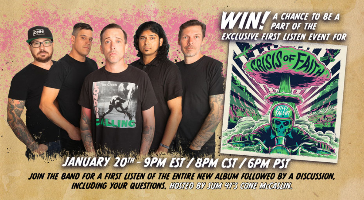 Billy Talent album listening party