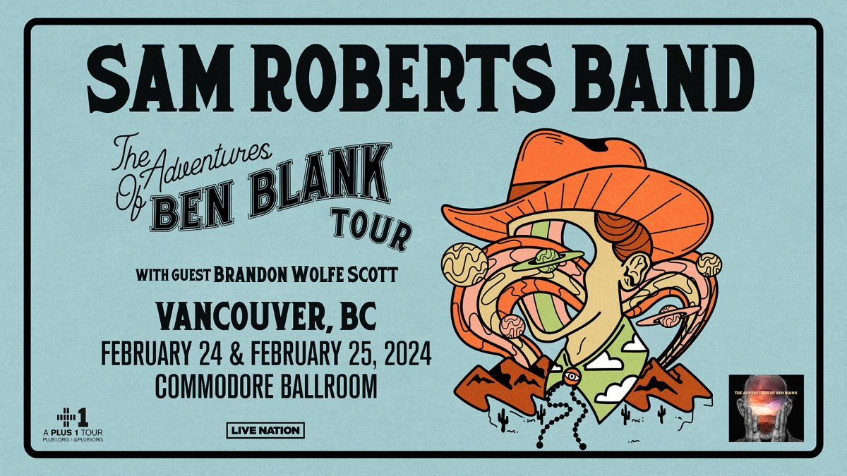 Win tickets to see Sam Roberts Band!