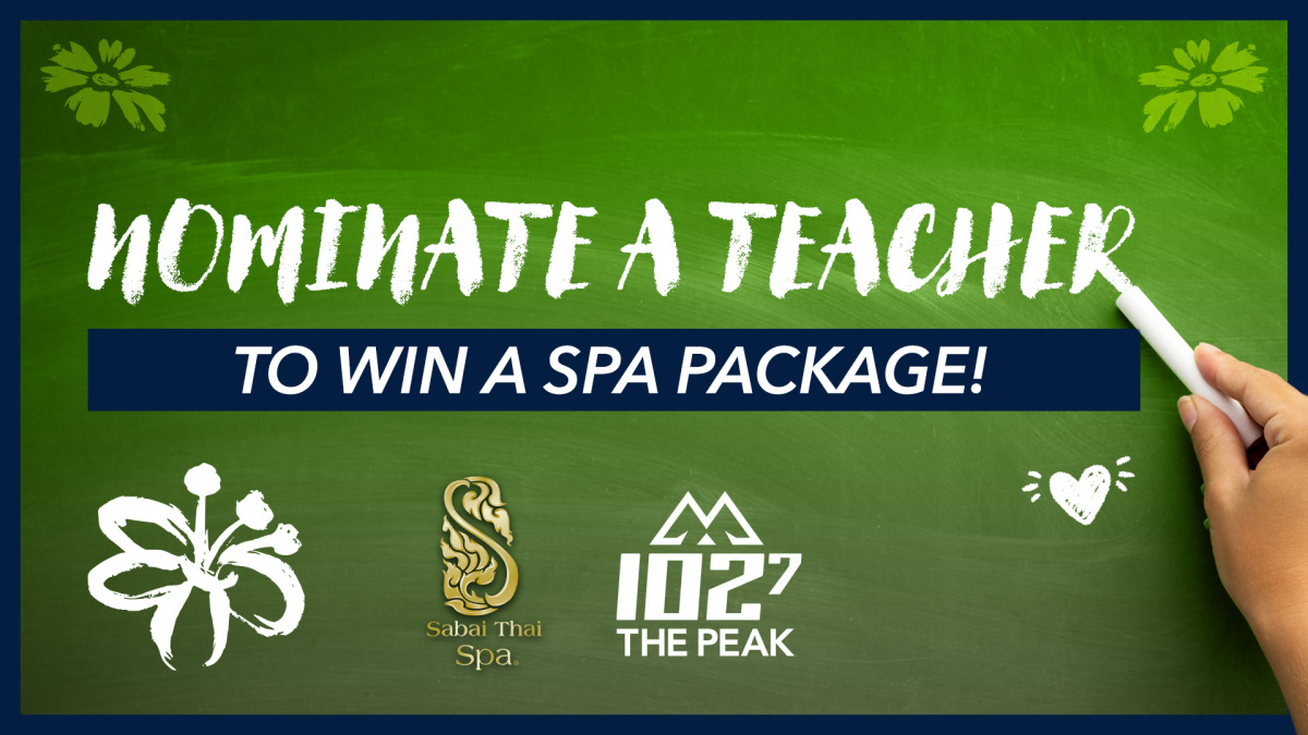 Nominate a Teacher & win them a massage!