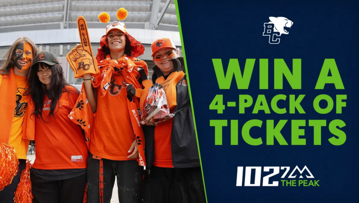 WIN a 4-Pack of Tickets to The BC Lions