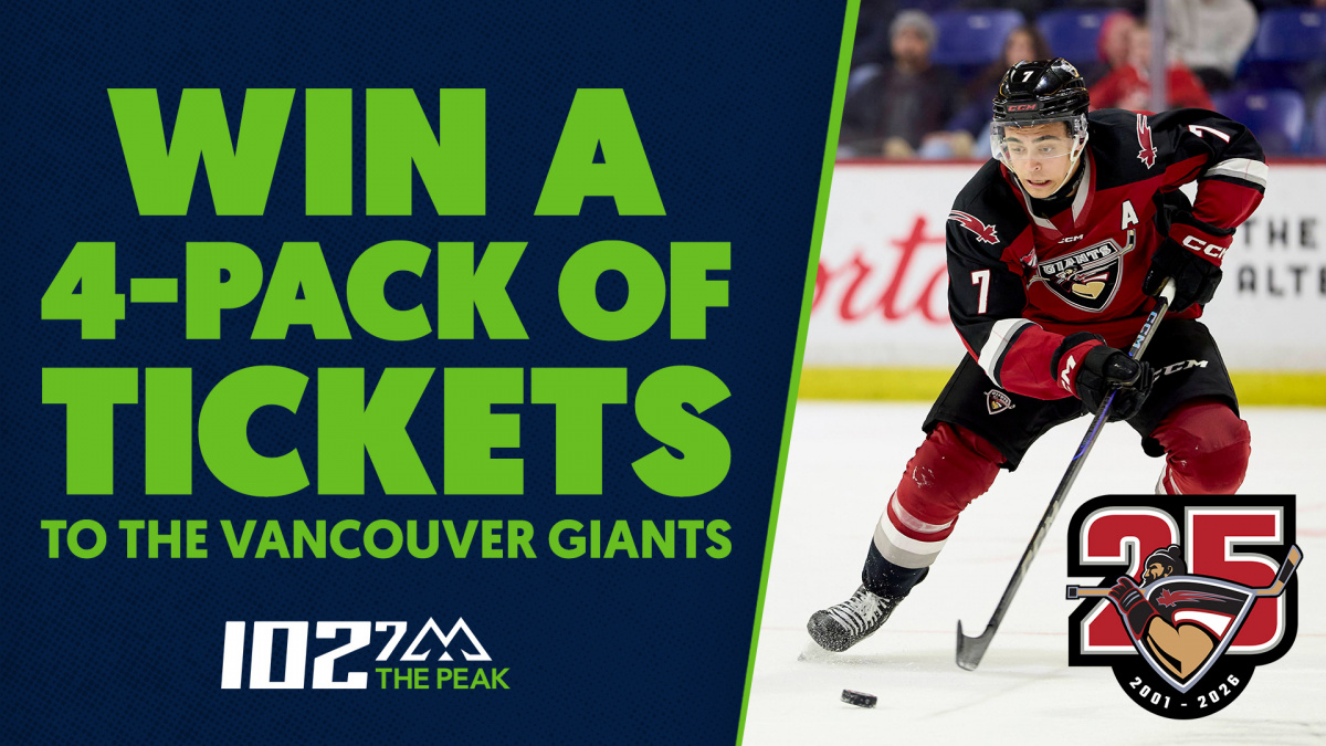 WIN a 4 Pack of Tickets to the Vancouver Giants Game on November 19th!