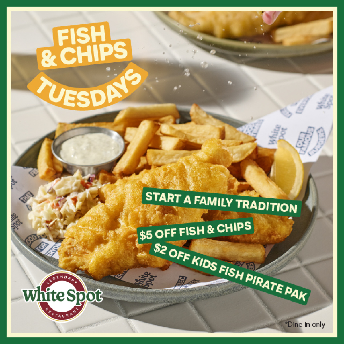 Win $100 to White Spot!