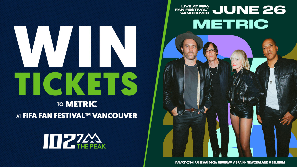 Win tickets to see Metric at FIFA Fan Festival™ Vancouver