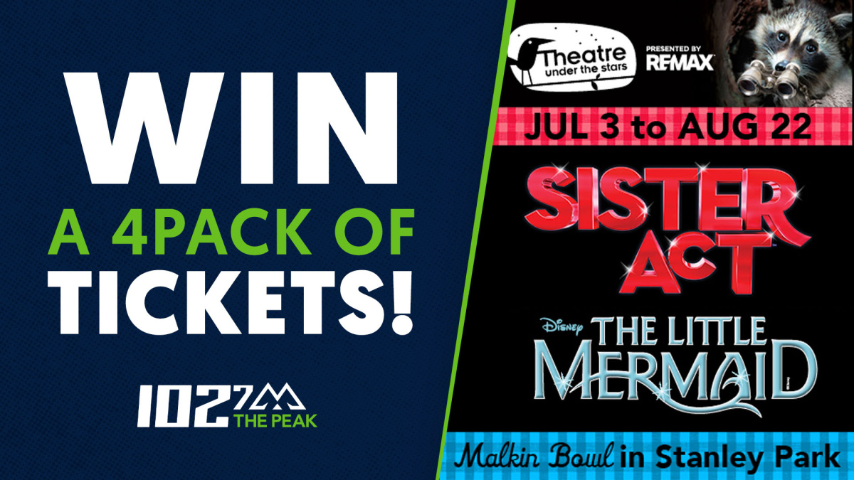 Win 4 tickets to Theatre Under the Stars in Stanley Park!